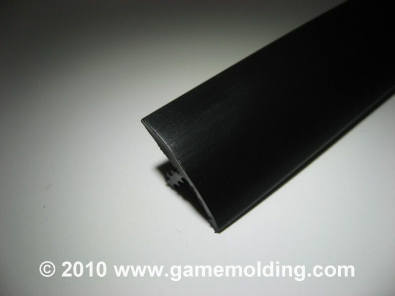 20 FT 3/4 INCH Smooth Black T-Molding (Arcade, MAME) FAST SHIP