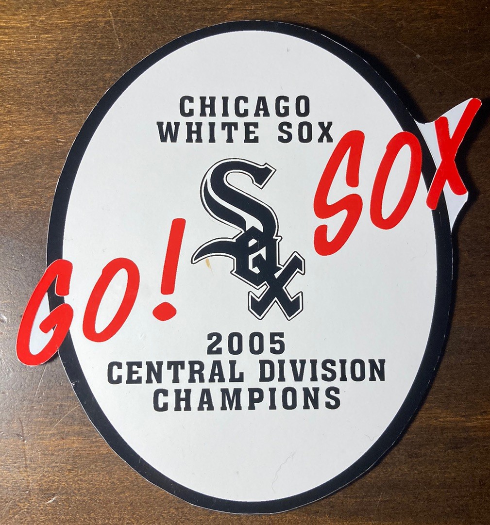 VTG 2005 Chicago White Sox Central Division Champions Large Fridge MAGNET USA