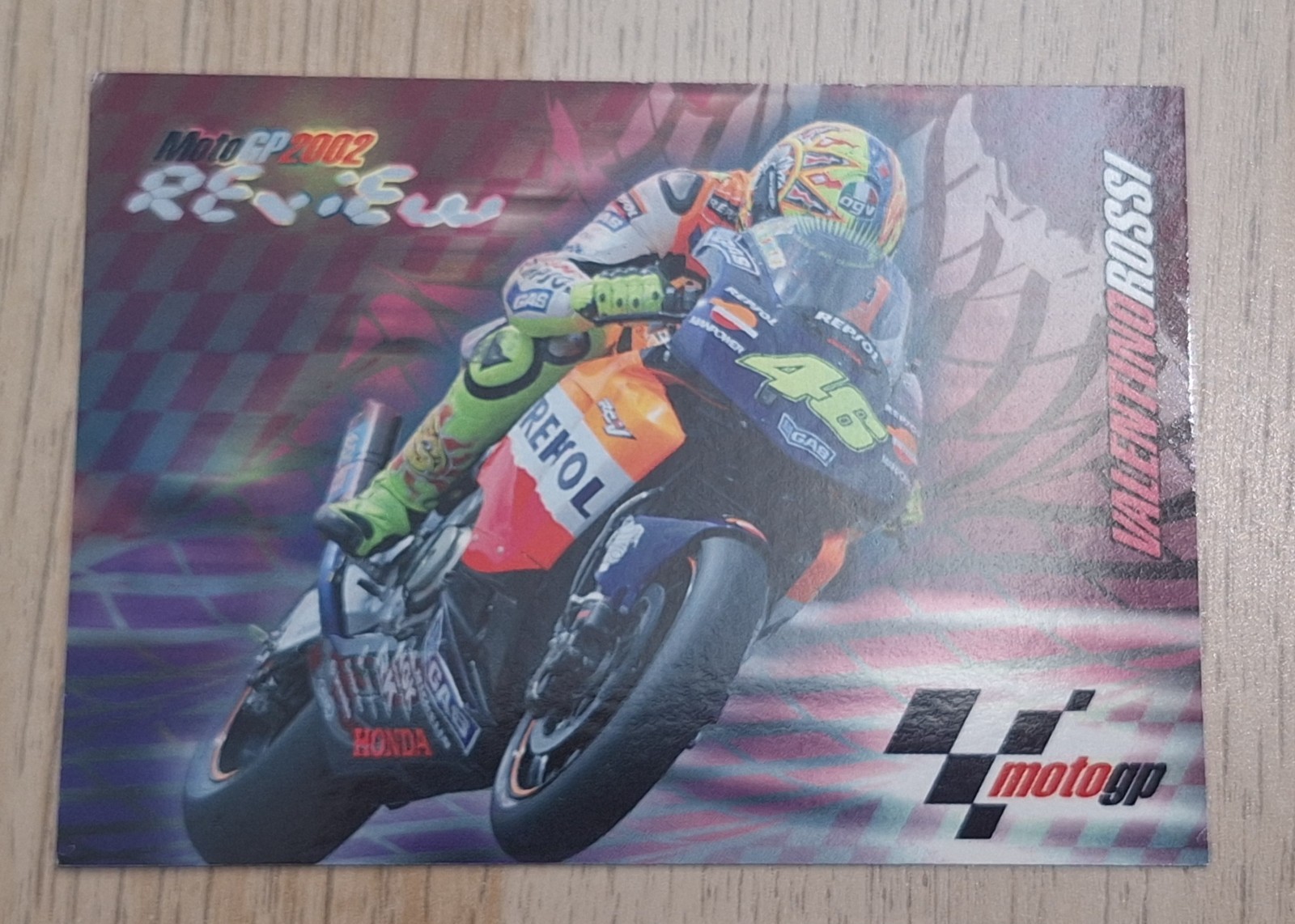 Motogp 2002/2003 Panini Trading Card Moto GP Card 50 Valentino Rossi