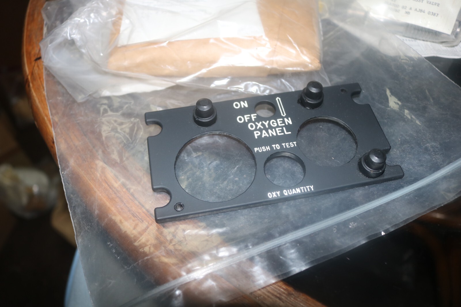 HTF NOS Convair F-106 Delta Dart oxygen quantity panel aircraft cockpit