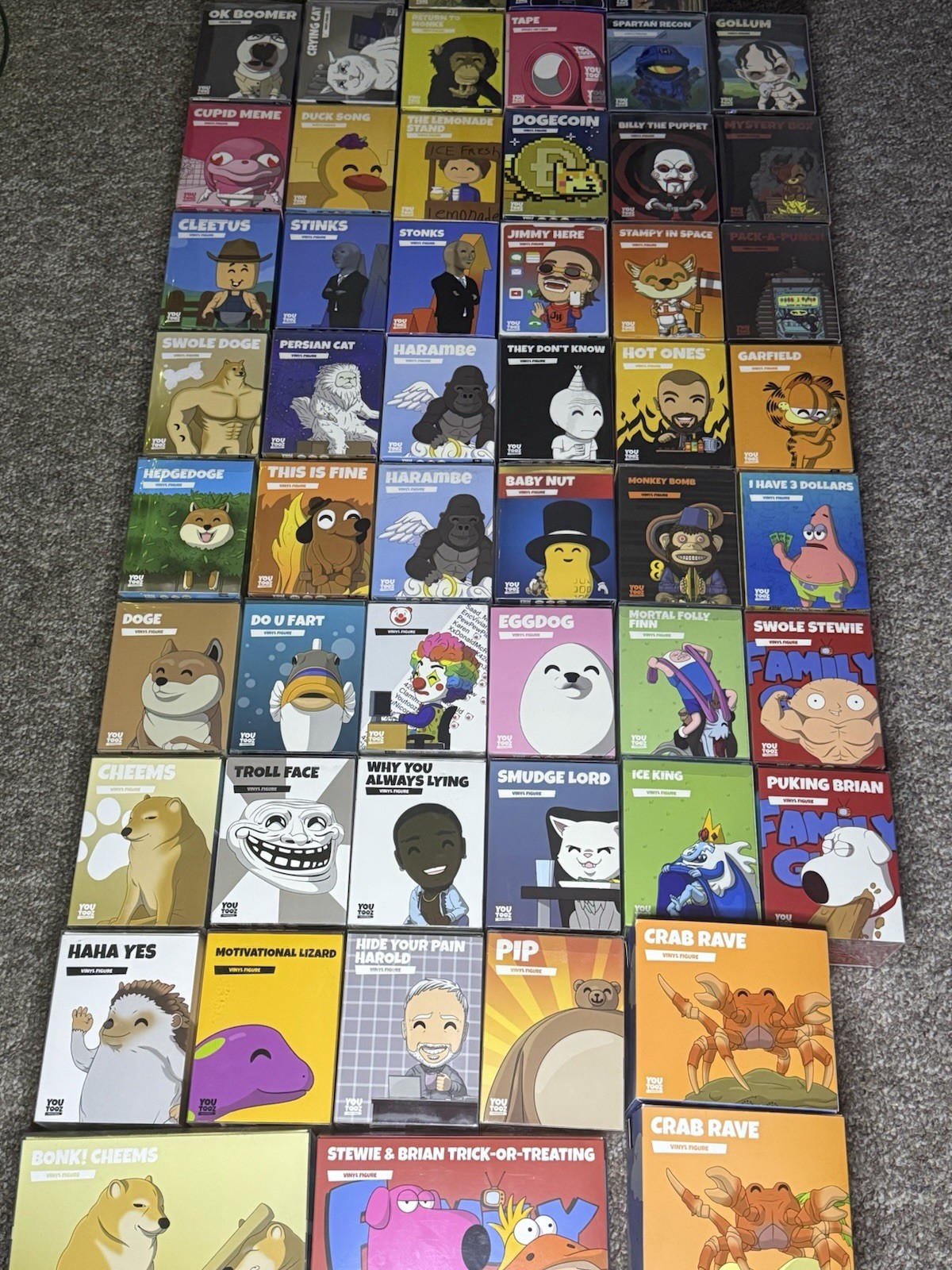 Youtooz Collectible Collection Memes, SpongeBob, Call Of Duty, Etc NEW Pick One