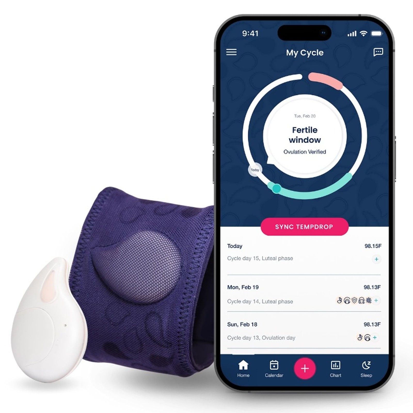 Wearable Fertility Monitor for Women Ovulation Tracker BBT | Basal Body Tempe...