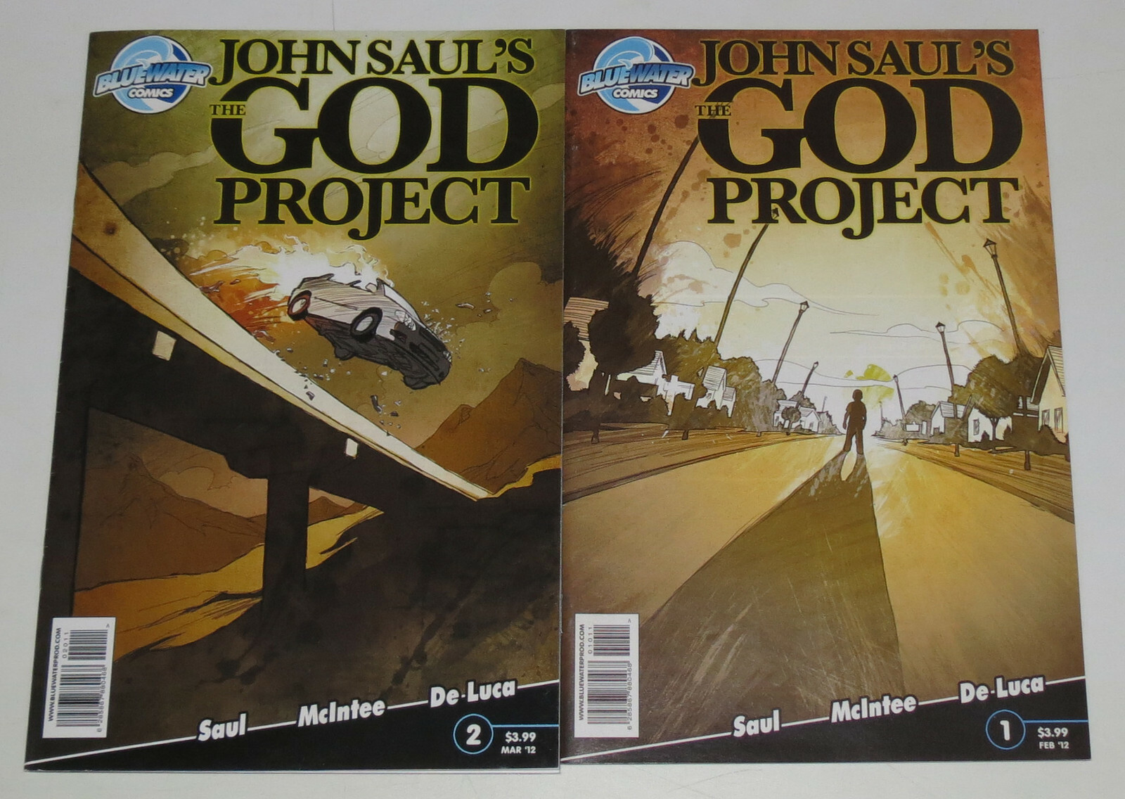 John Saul's the God Project #1-2 VF/NM complete series adapts the novel