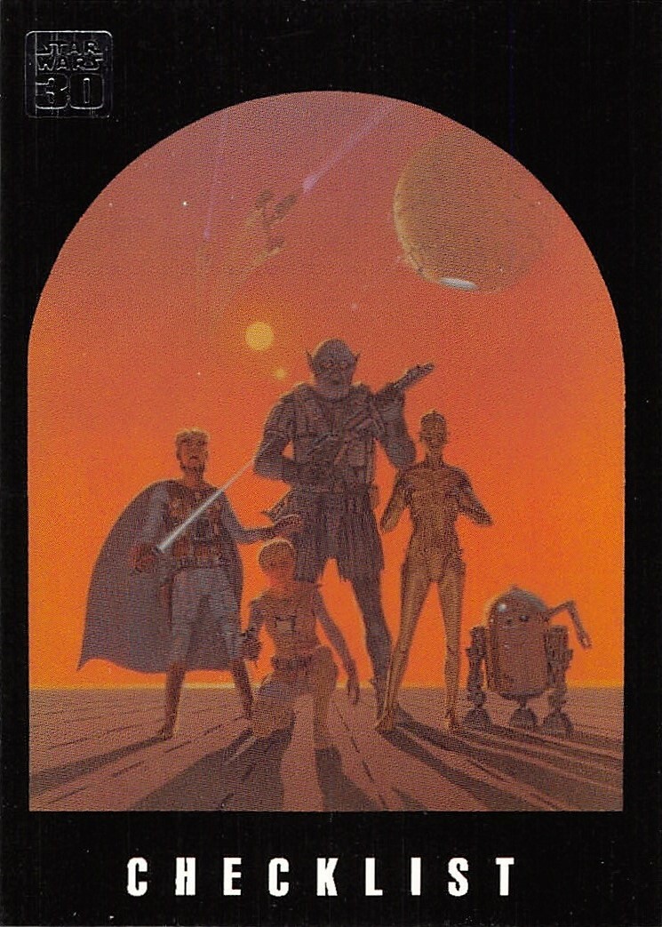 TOPPS 2007 STAR WARS 30th ANNIVERSARY PICK-A-CARD BASE TRADING CARDS #1-120 RARE