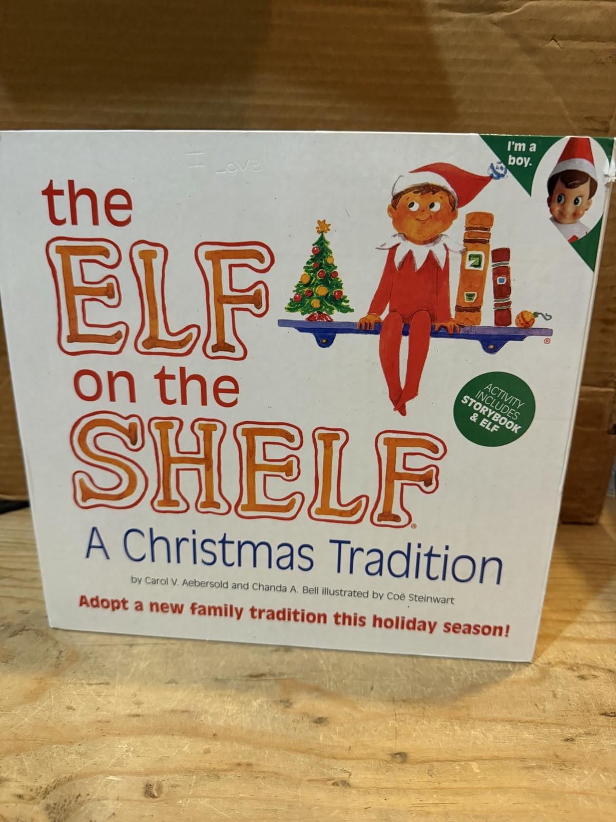 The Elf on the Shelf A Christmas Tradition Boy Plush Elf Figurine Boxed 12\