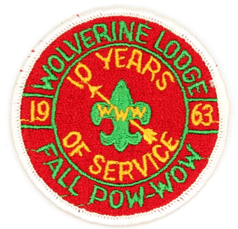 1963 Fall Pow-Wow Wolverine Lodge 501 Patch Kettle Moraine Council Wisconsin OA