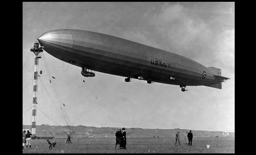 1924 First Navy Blimp USS Shenandoah PHOTO Airship Zeppelin Warship