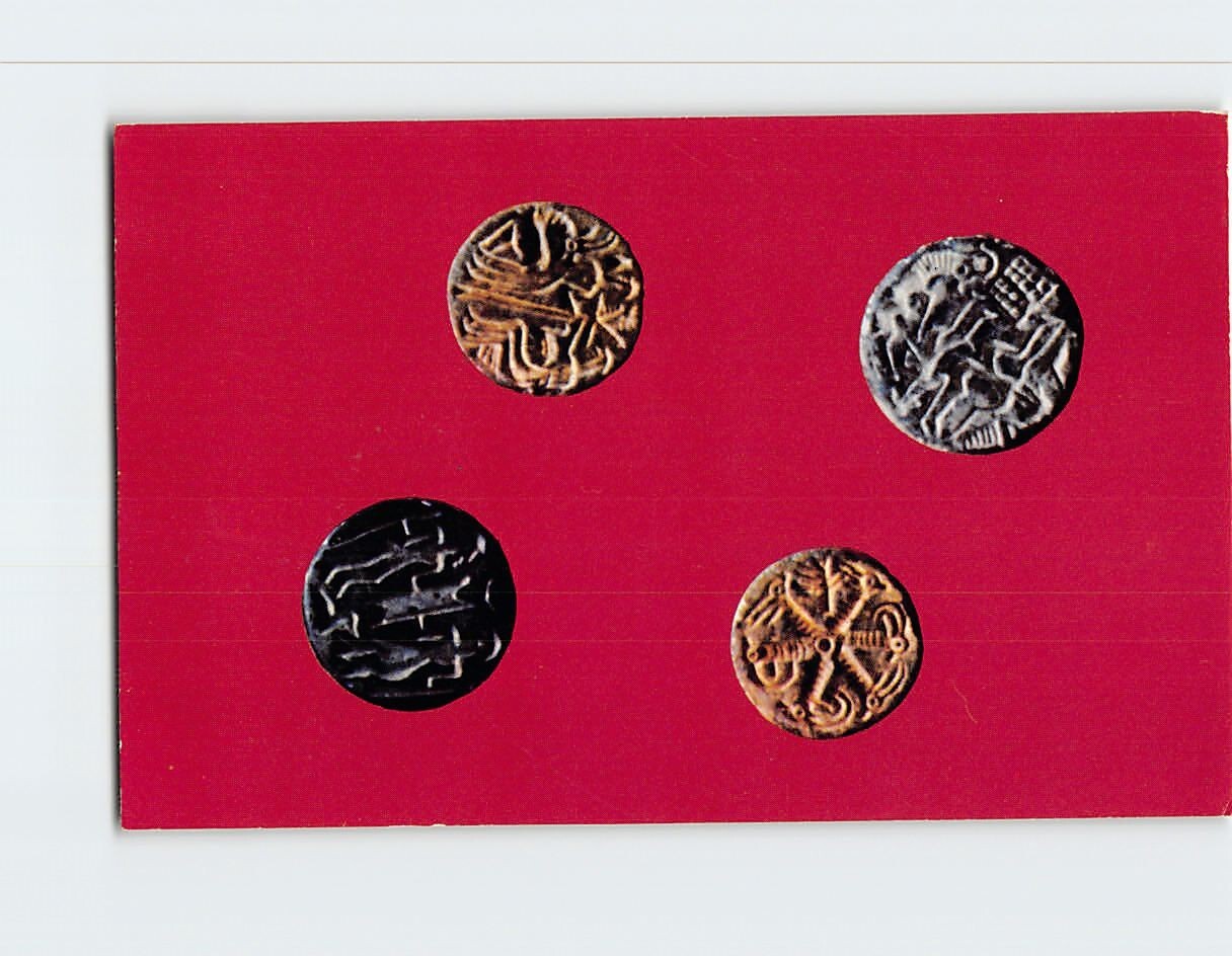 Postcard Dilmun Seals Excavated in Bahrain