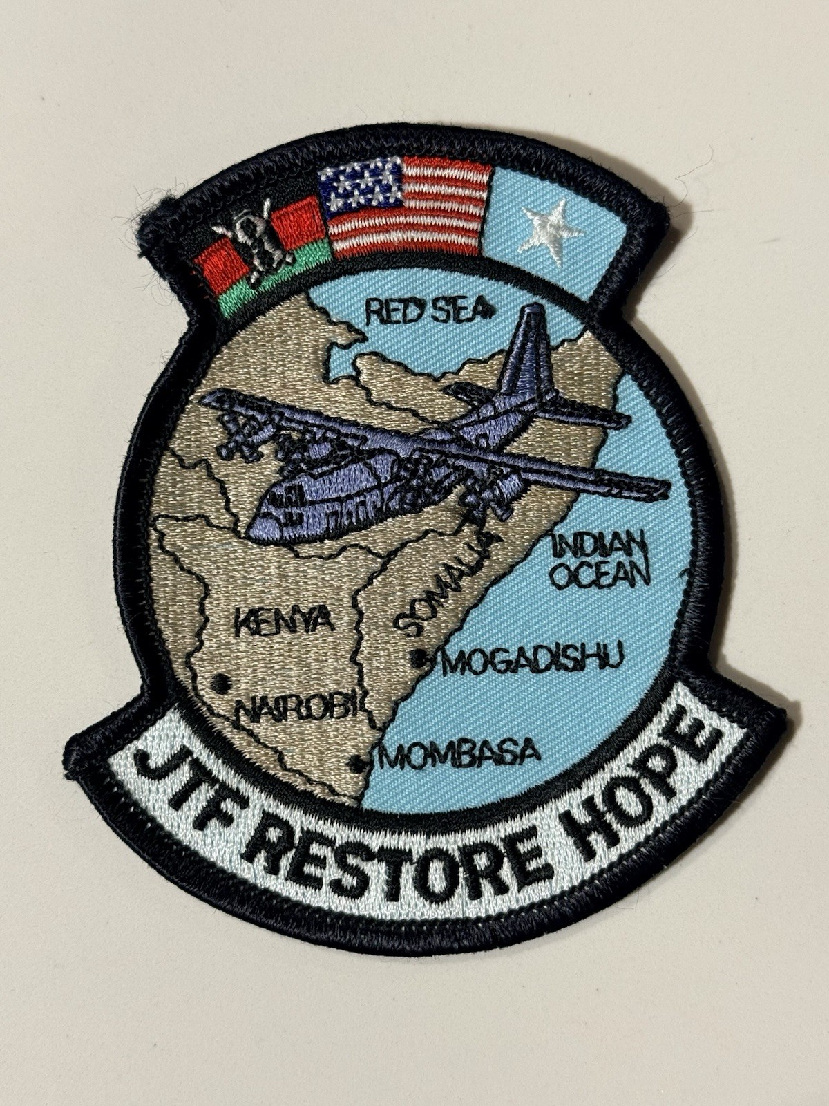 VTG 1992 US Air Force USAF Joint Task Force (JTF) Operation Restore Hope Patch