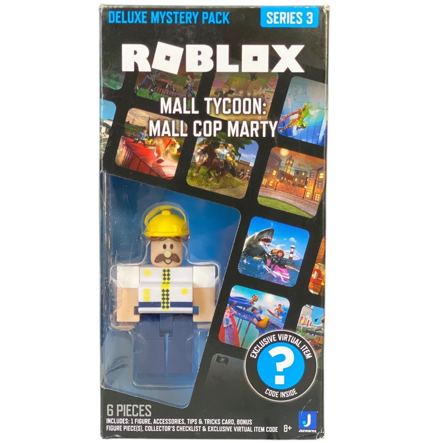 Roblox Series 3 Mall Tycoon: Mall CopMarty 3-Inch Deluxe Pack