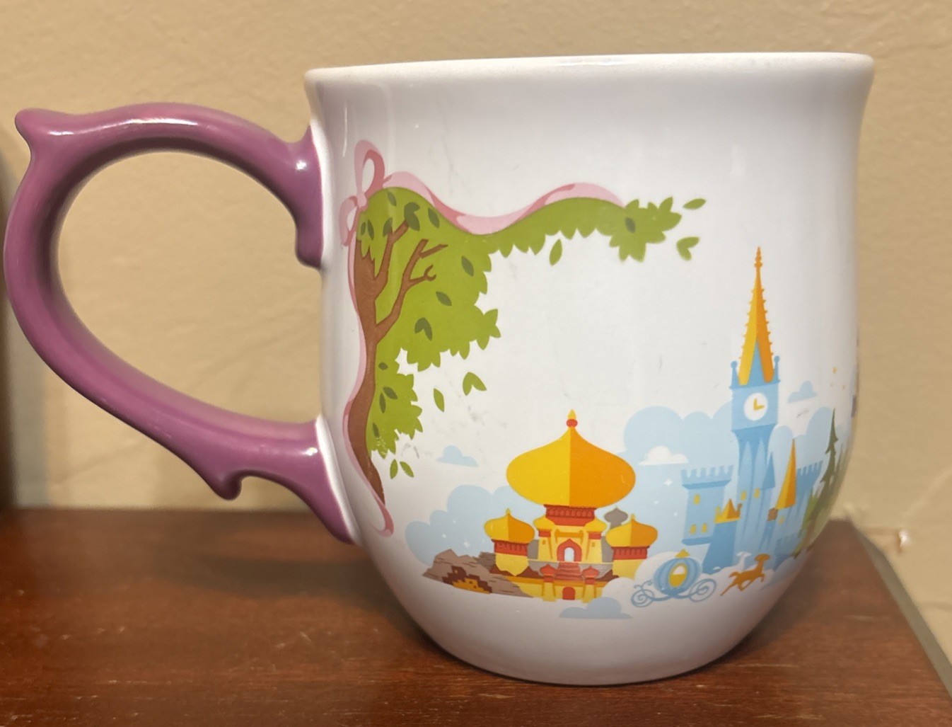 Disney Parks Happily Ever After & Once Upon A Time Princess Castles Coffee Mug