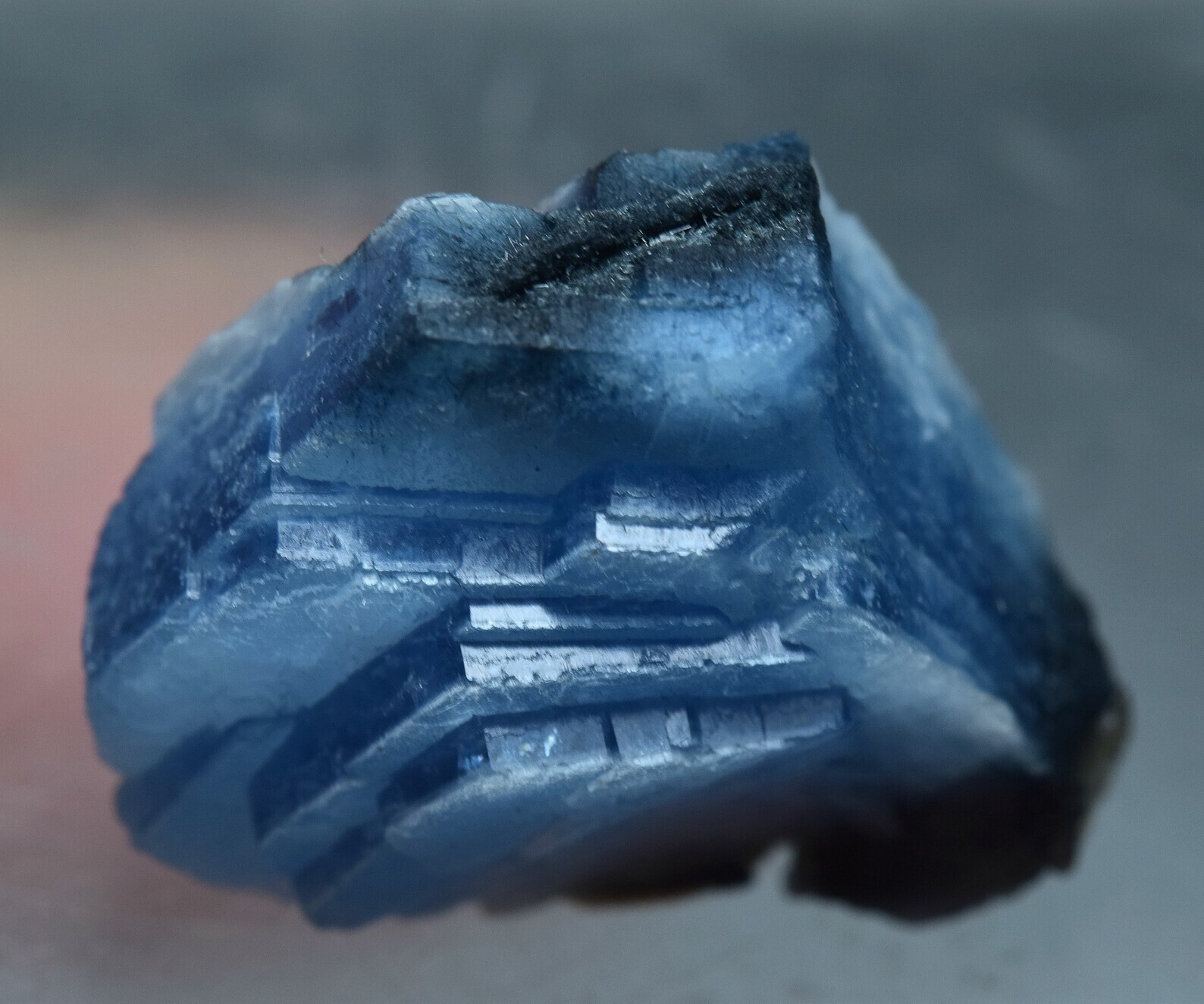 17 Carat Unusual Unique Vorobyevite Beryl Rosterite Crystal With Tourmaline