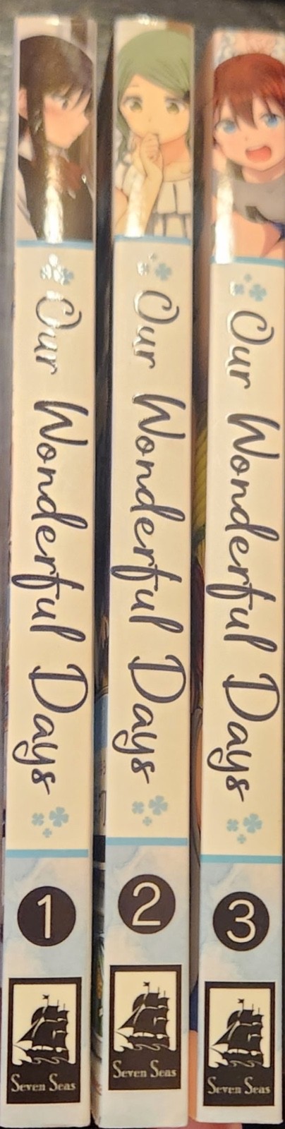 Our Wonderful Days yuri manga english volumes 1-3 full box set