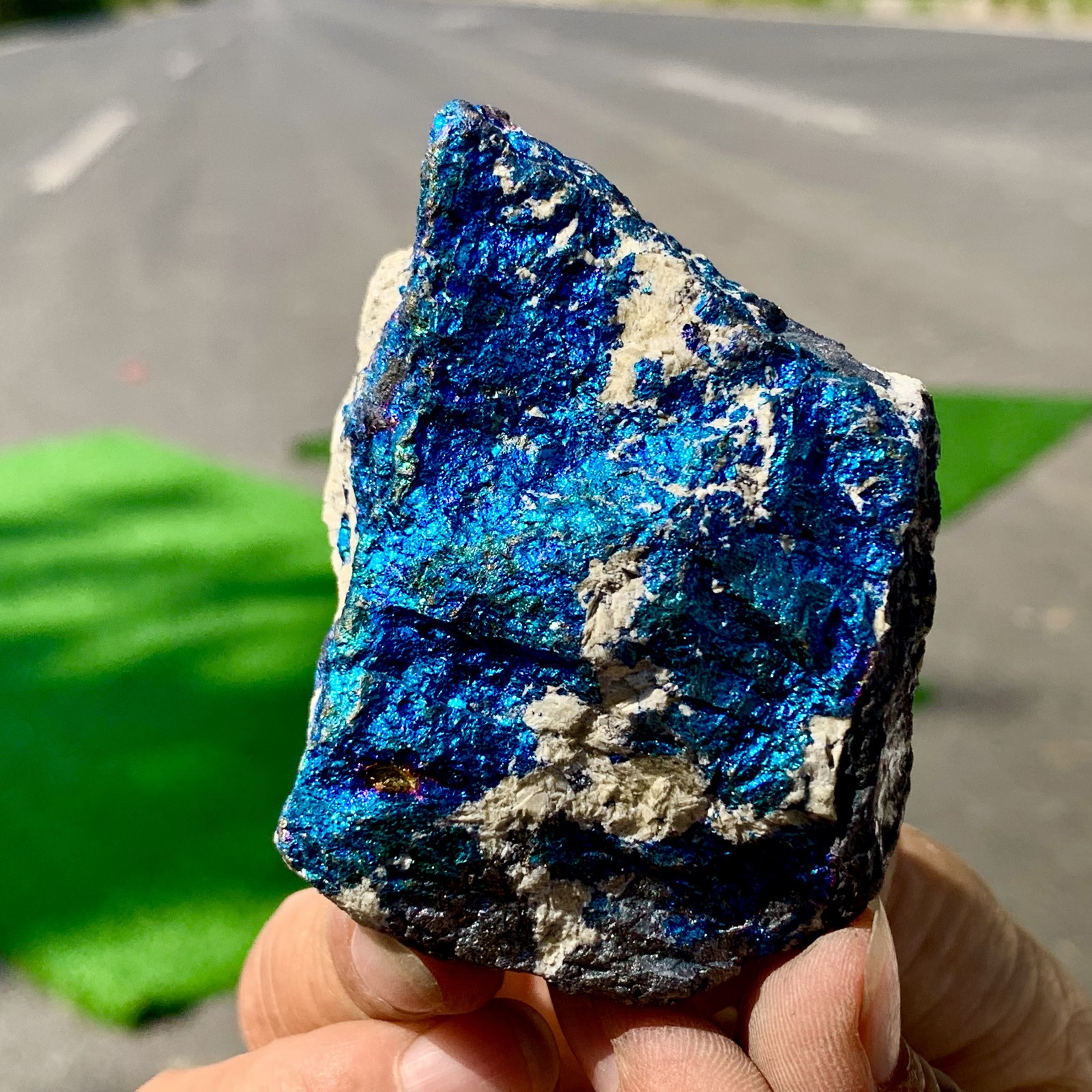 174G Rare Natural Beautiful Colorful Bornite Raw Mineral Specimen Healing