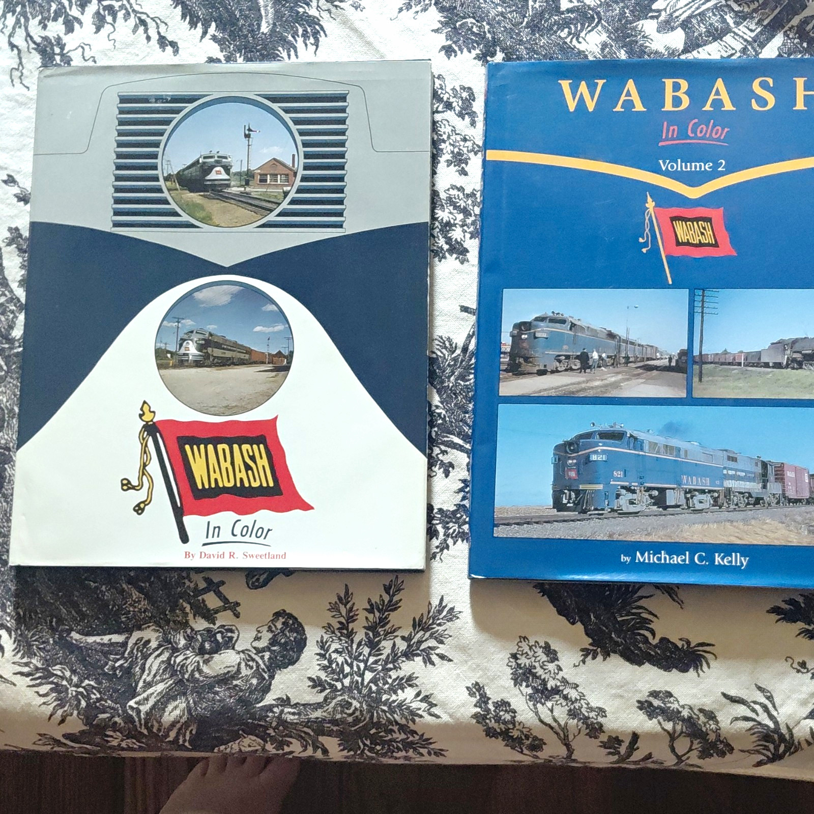 Wabash in Color + Wabash in Color Volume 2 Railroad Books Lot of 2 (1991)