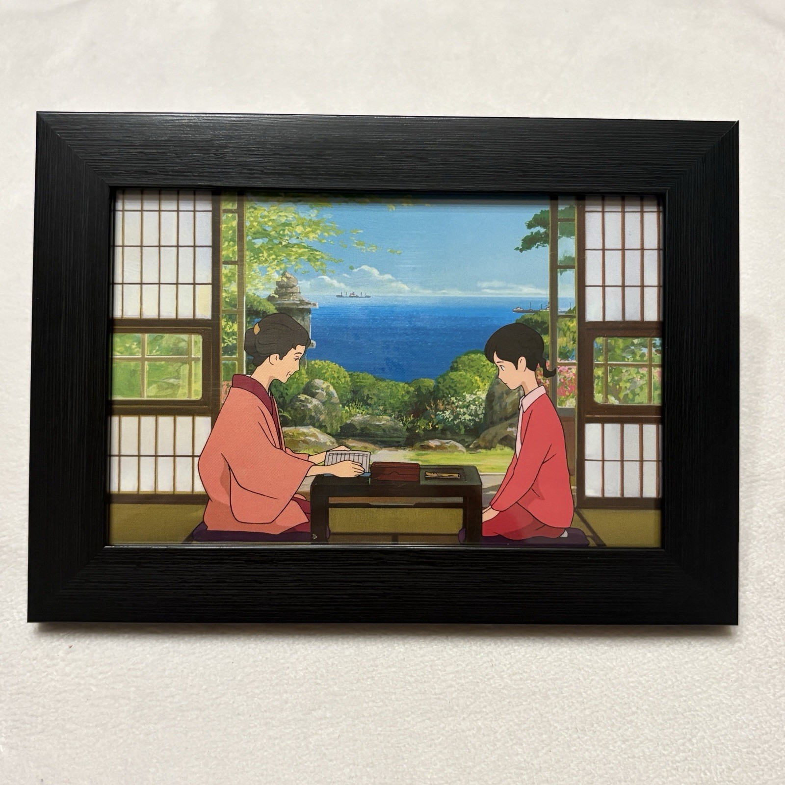 From Up On Poppy Hill Framed Art Postcard Official Art Black Authentic