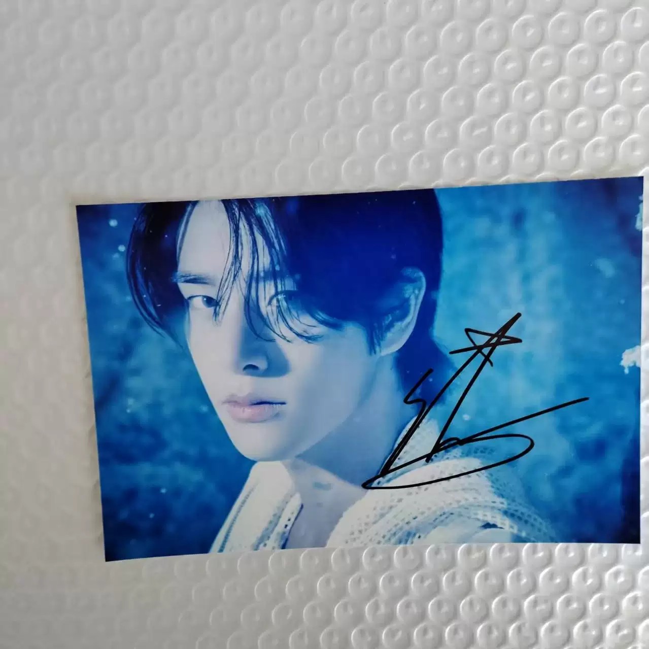 Enhypen JAKE Autograph Photo Signature Fidelity 4*6 Inch Gift Collection 沈载伦亲笔签名