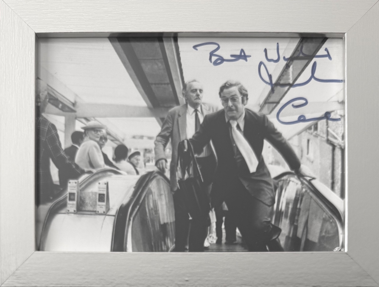Michael Caine, Actor, Hand Signed Framed Film Photo Presentation 15cmx10cm & COA