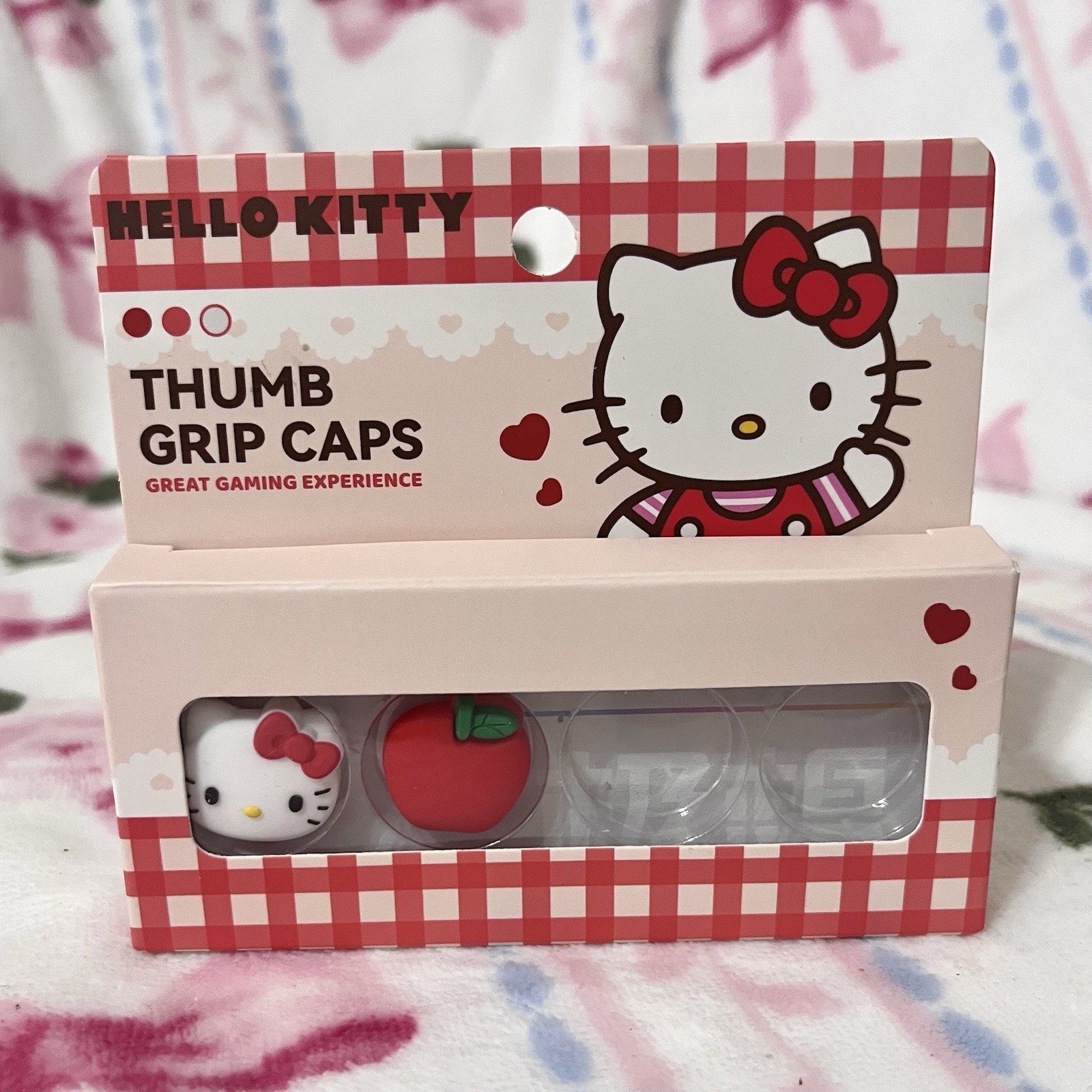 Geekshare Sanrio Hello Kitty thumb grip caps Red * READ DESCRIPTION