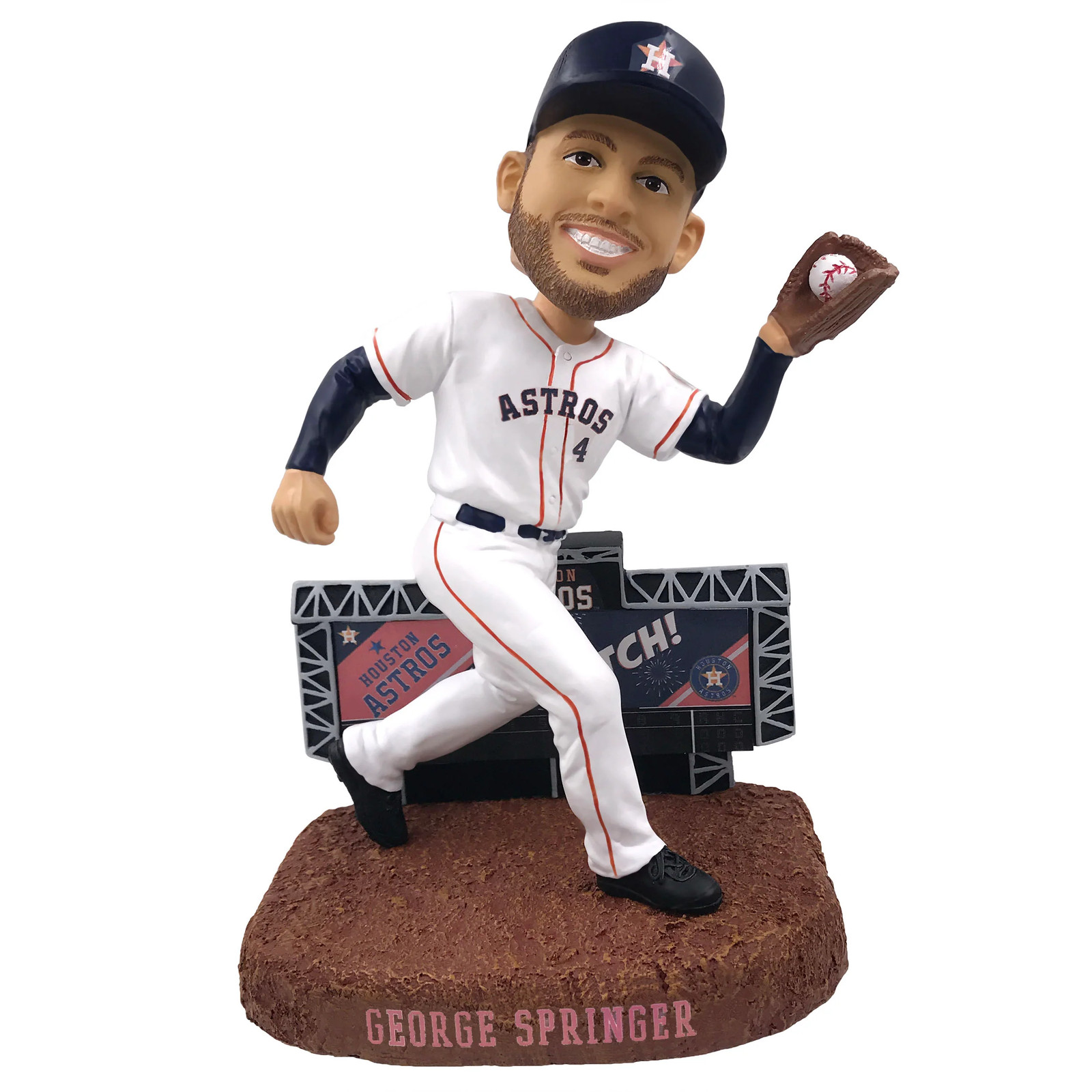 George Springer Houston Astros Scoreboard Special Edition Bobblehead Baseball