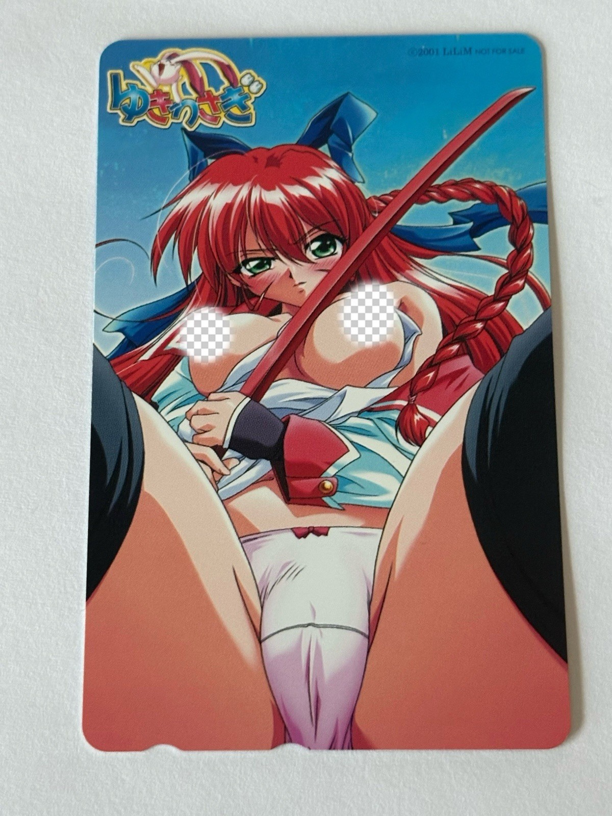 Unused Japanese Game & PC Telephone Card Saki Mido “Yuki Usagi”