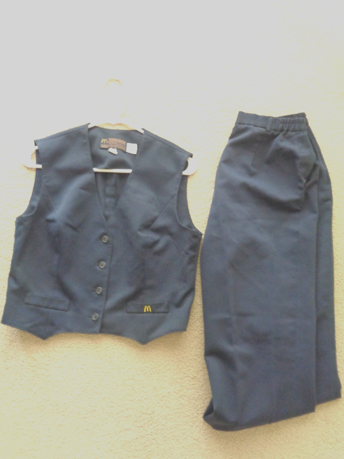 McDonald\'s 1983 Employee Vest & Pants