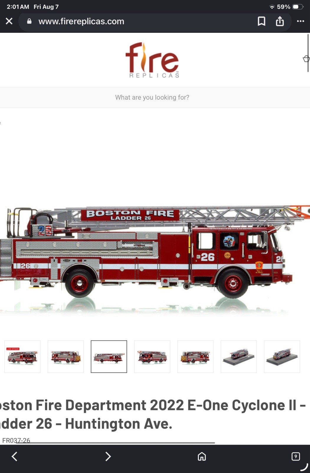 FireReplicas Boston Ladder 26