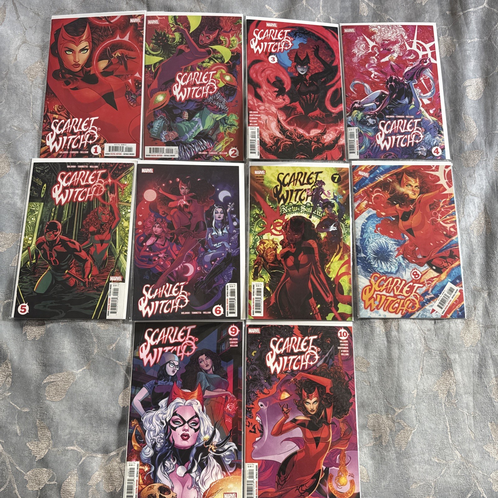 Marvel Scarlet Witch Complete Set Volumes 1-10 by Steve Orlando Collection