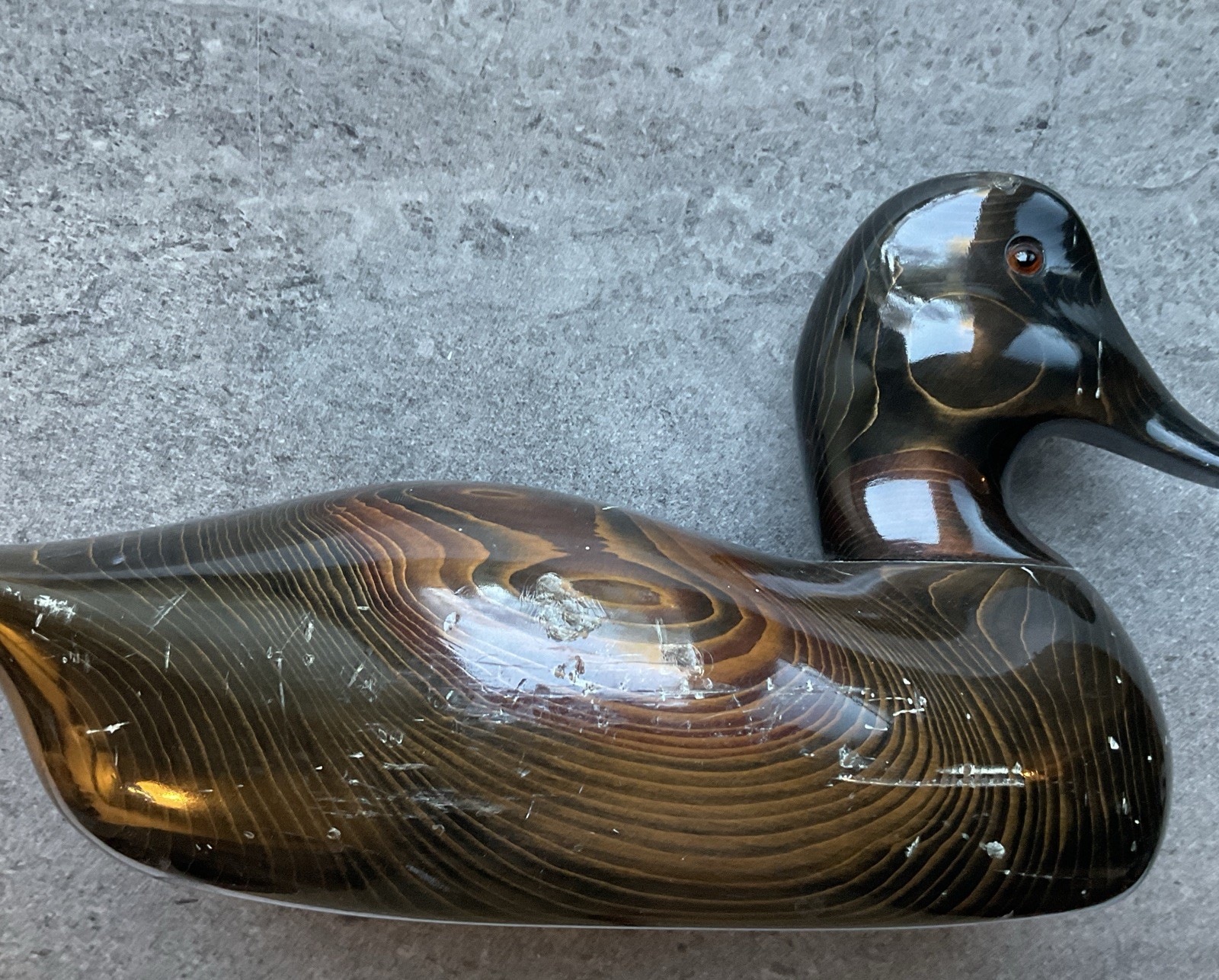 Ducks Unlimited Valerie Bundy 1991 Special Edition  1992 Brown Wood Figure Decoy