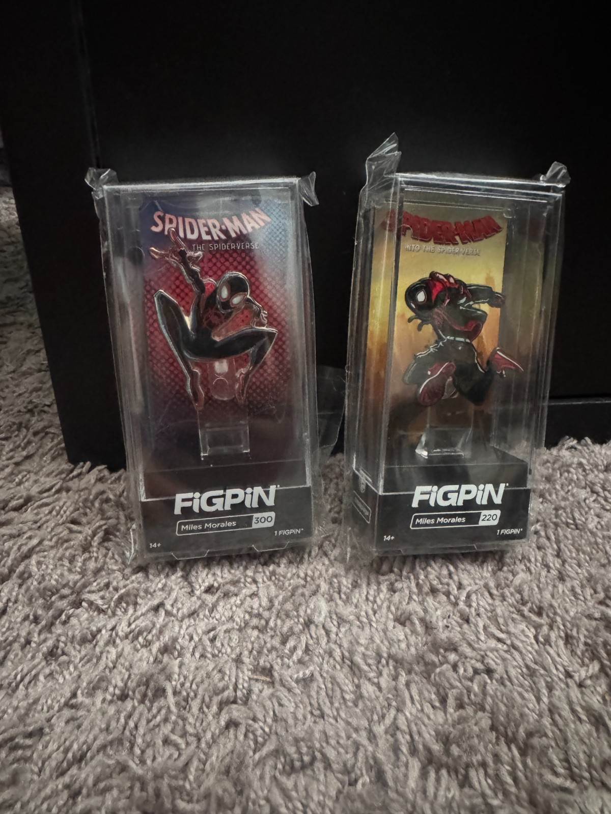 FiGPiN Spider-Man ATSV Spider-Man Miles Morales Bundle with NYCC exclusive