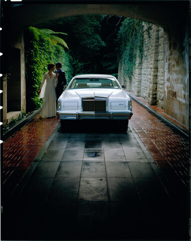 Lincoln Continental Mark V automobile car advertising OLD PHOTO 8