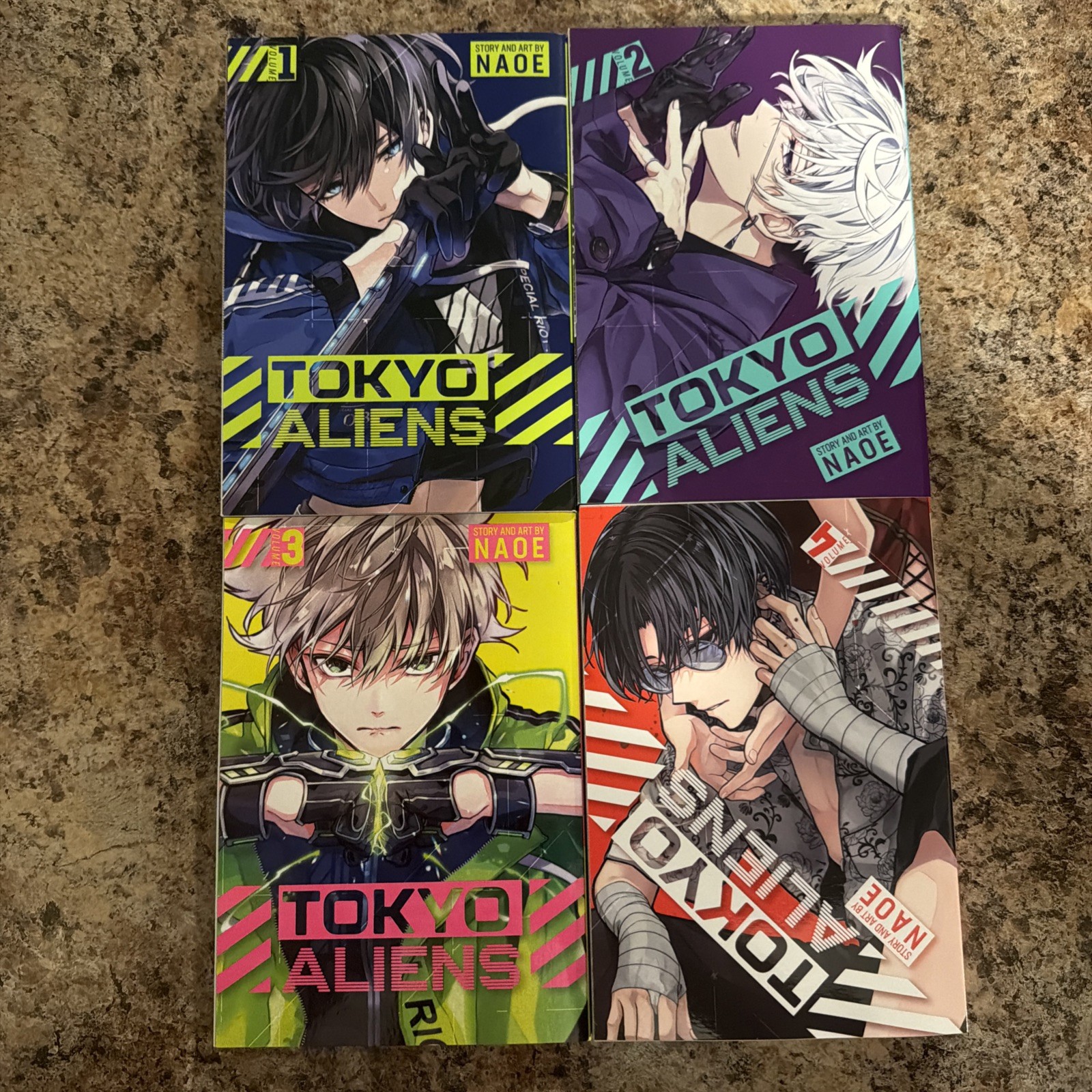 Tokyo Aliens Manga Series Volumes 1-4 By NAOE NEW