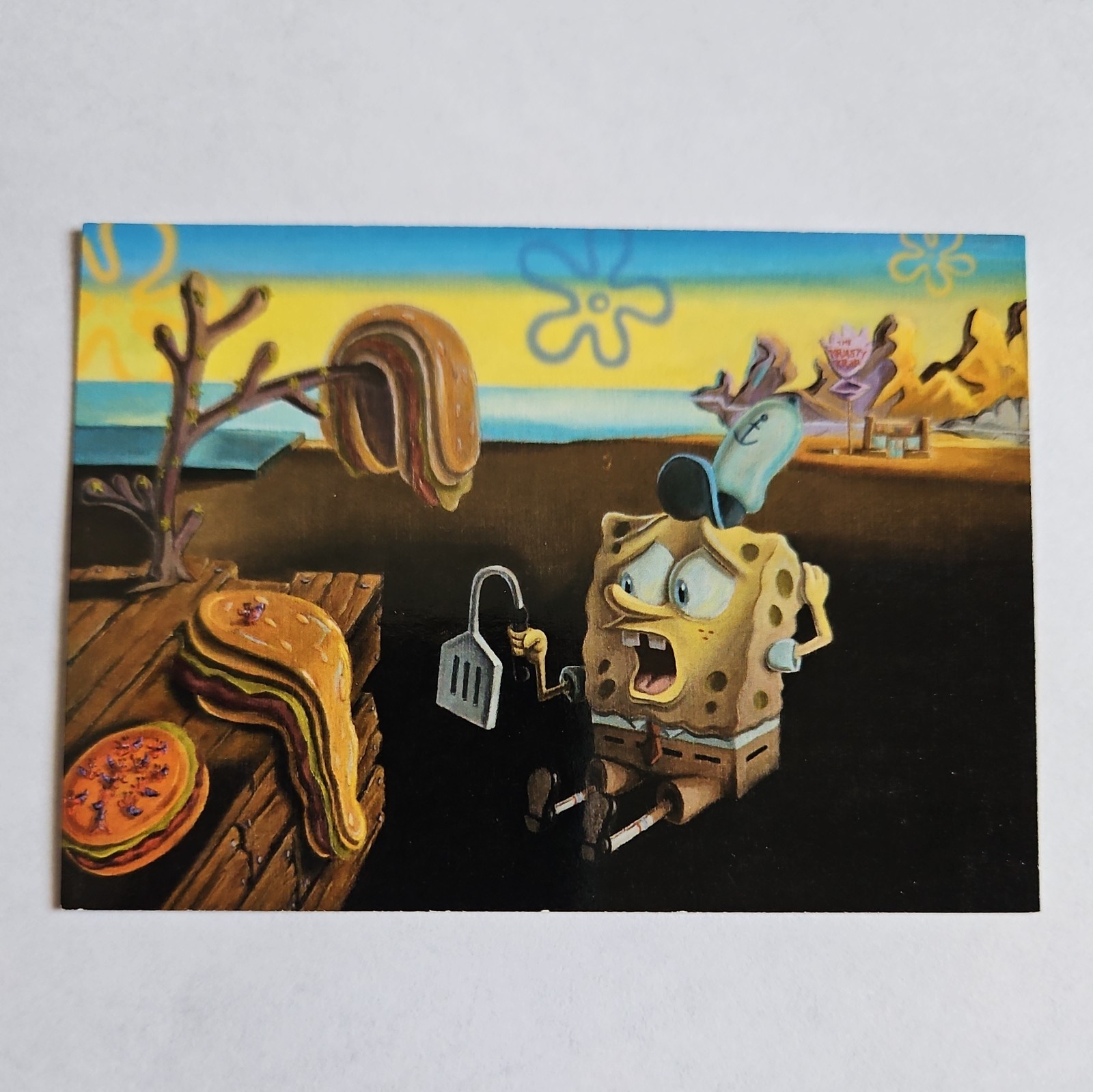 2009 TOPPS SPONGEBOB SQUAREPANTS Persistence Of SpongeBob #10 -ART RARE FREE S&H