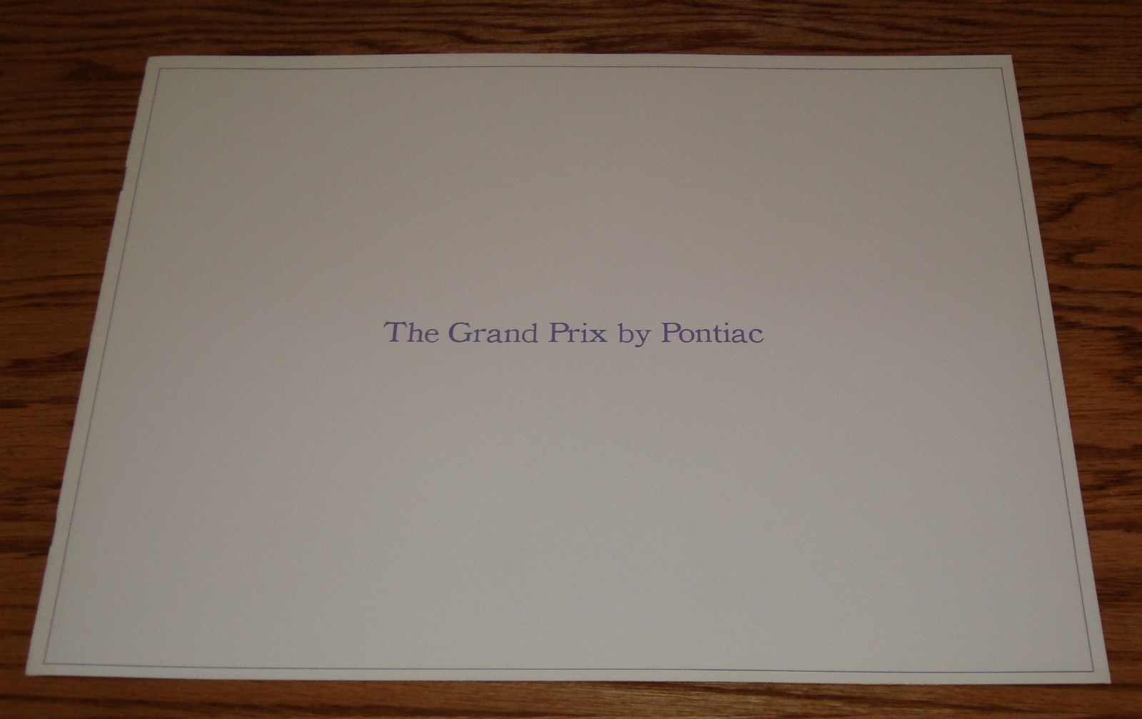Original 1965 Pontiac Grand Prix Deluxe Sales Brochure 65