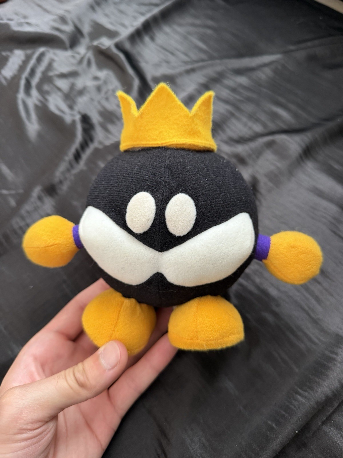 Super Mario 64 Plush 1996 BANPRESTO NINTENDO N64 King Bomb omb RARE