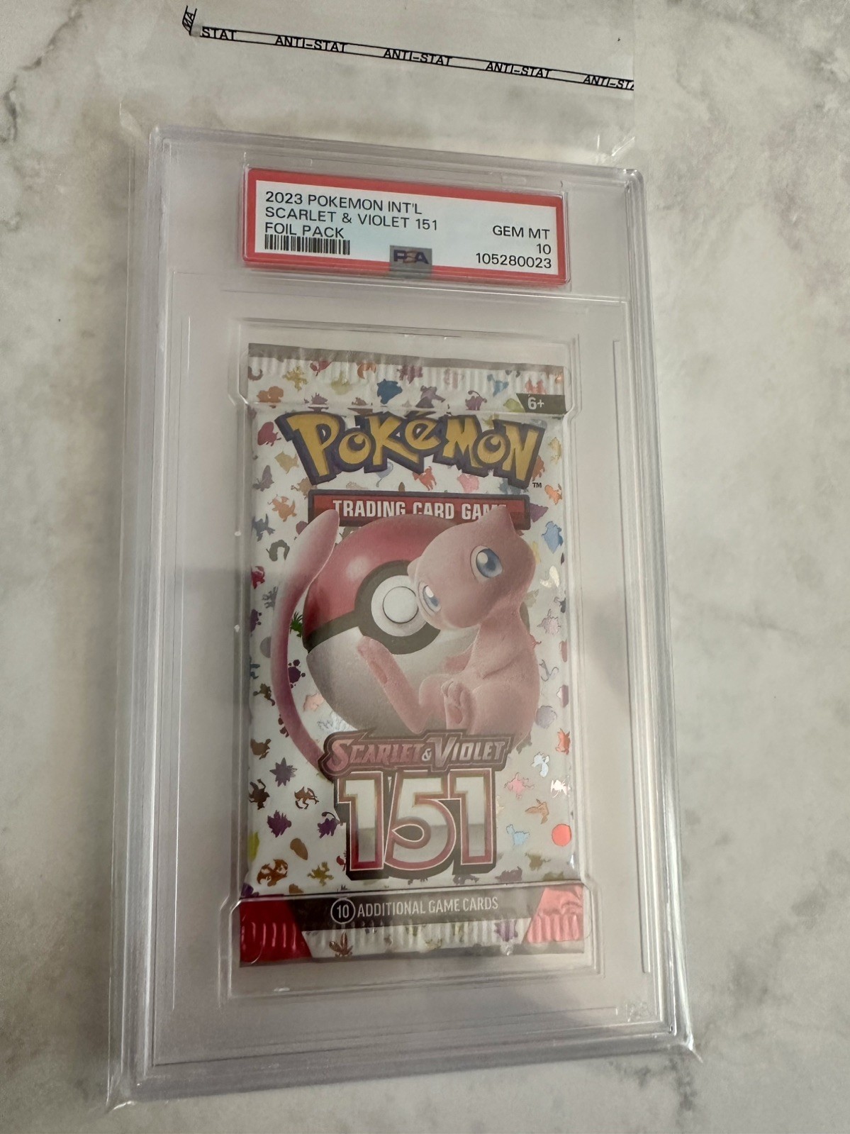 PSA 10 GEM MINT Scarlet & Violet 151 SEALED Booster Pack Pokemon