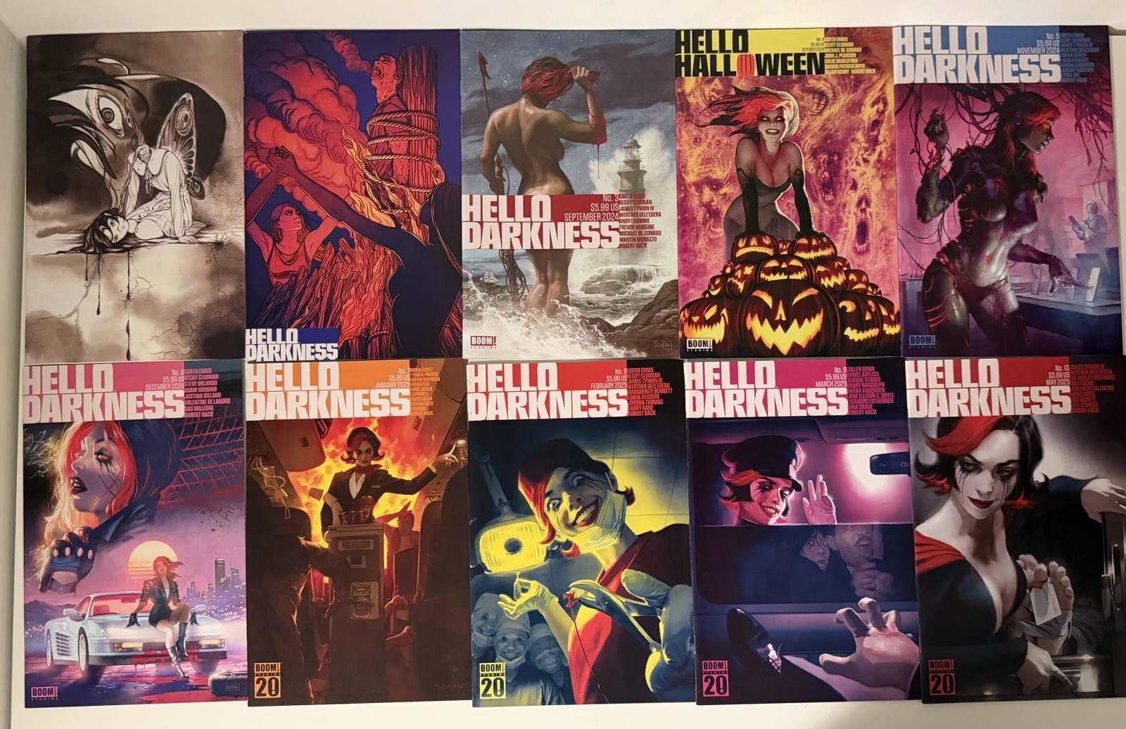 Hello Darkness #1-14, #17, #19 (Boom Comics 2024) VF/NM