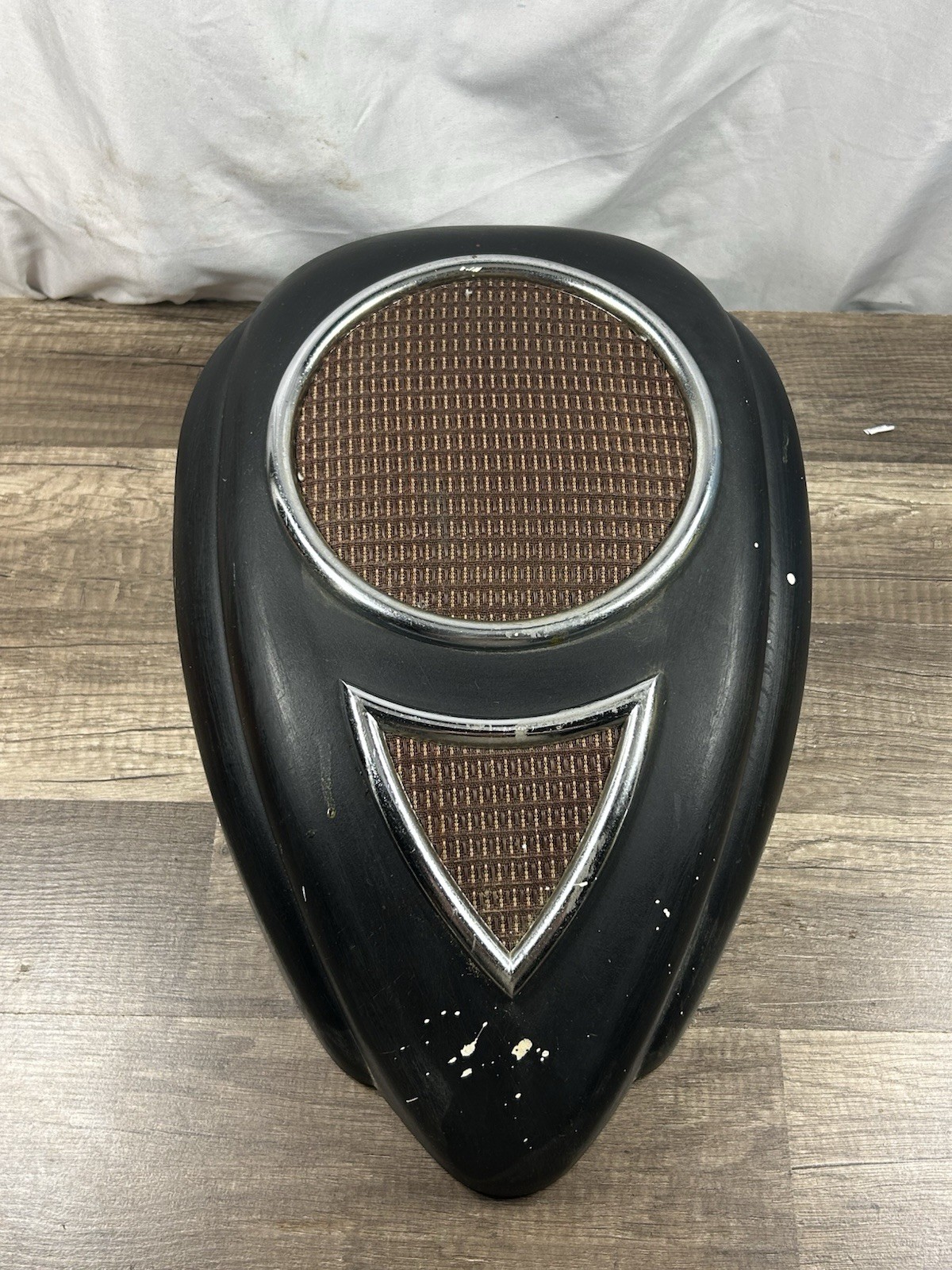 Vintage Seeburg Original? Teardrop Jukebox Speaker Black? Paint?Not Tested* Read