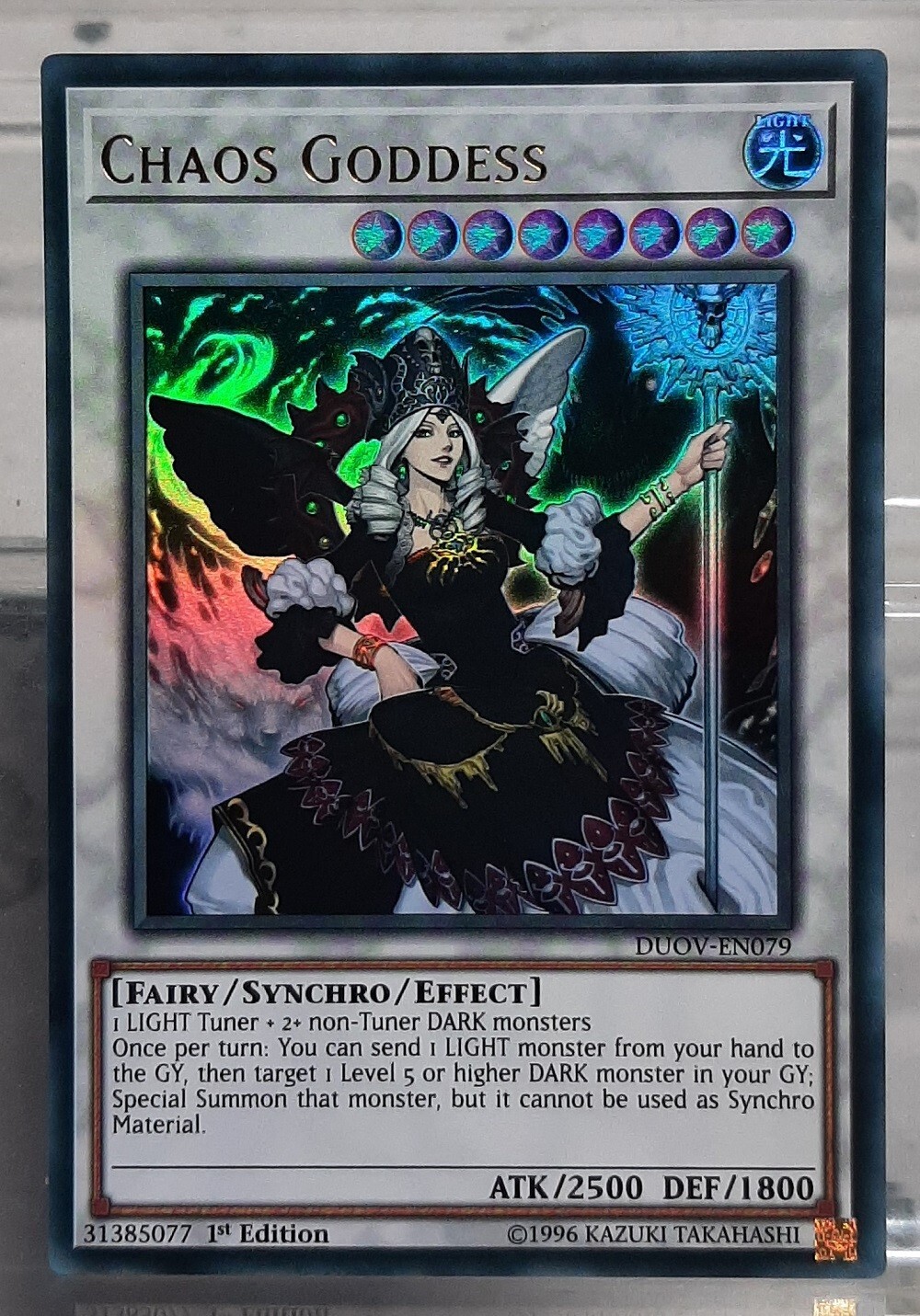 YUGIOH - Chaos Goddes / Chaos Goddess - UR - DUOV-EN079 - Duel Overlord - DE/NM