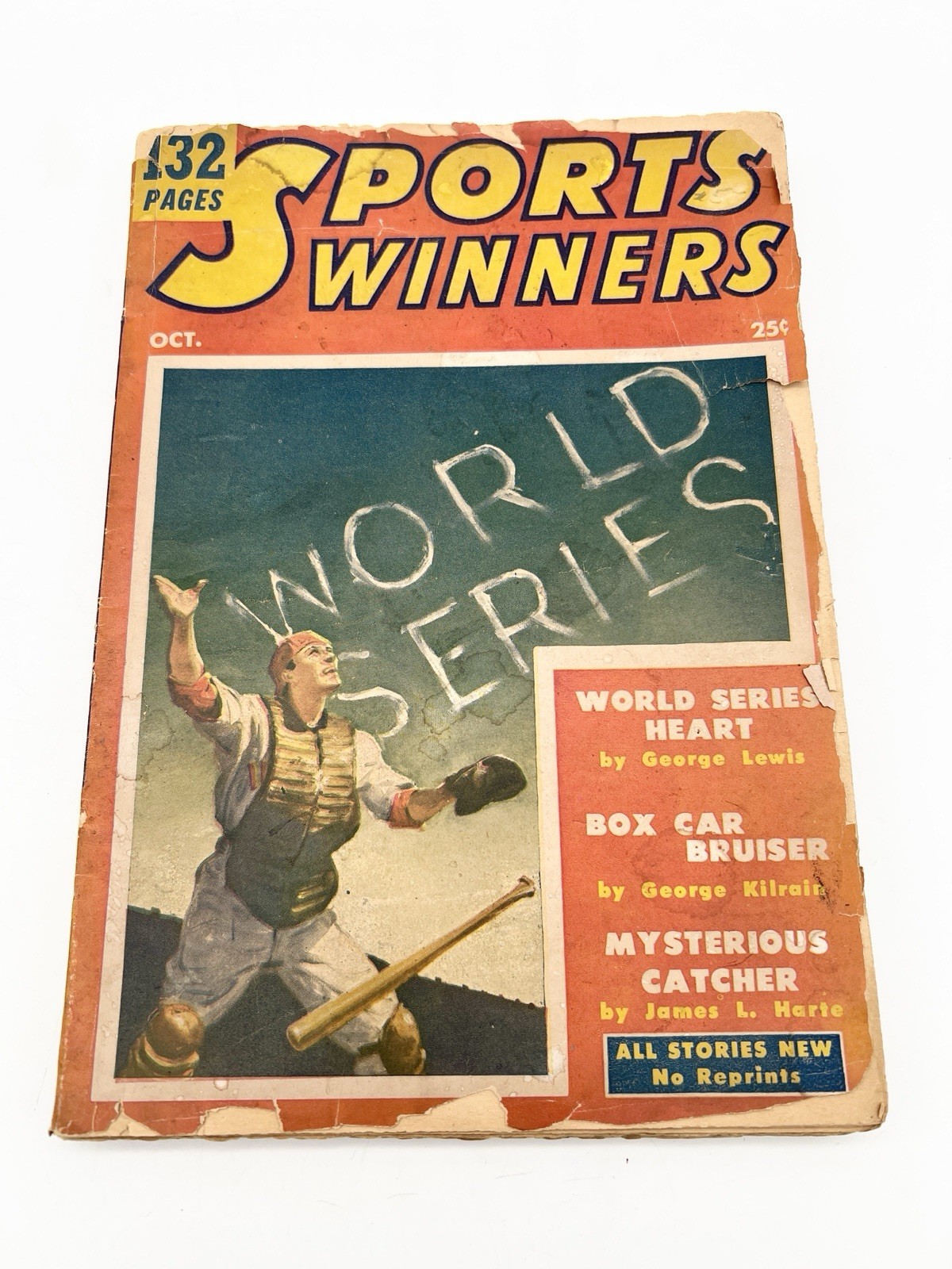 Vintage Sports Winners Pulp Magazine October 1951 Baseball World Series Cover