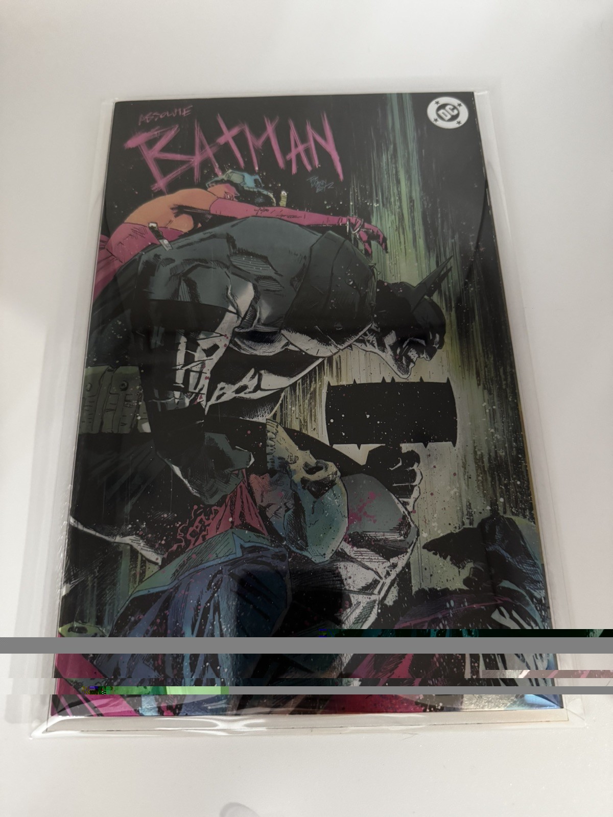 🔥🔥ABSOLUTE BATMAN #1 - NYCC 2025 Foil Cvr by Clay & Seth Mann (MannBoyz)🔥🔥