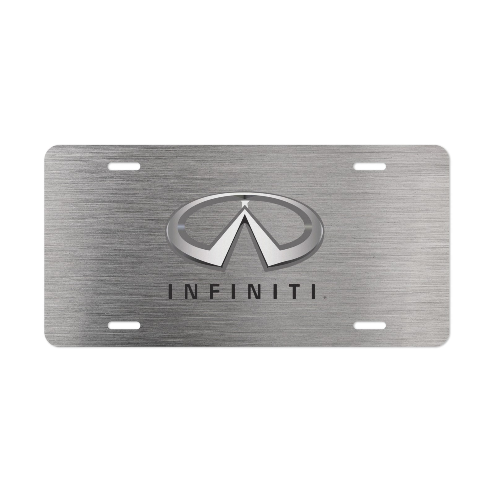 For Infiniti Logo 12x6 Inch Metal Vanity License Plate Decorative Tag