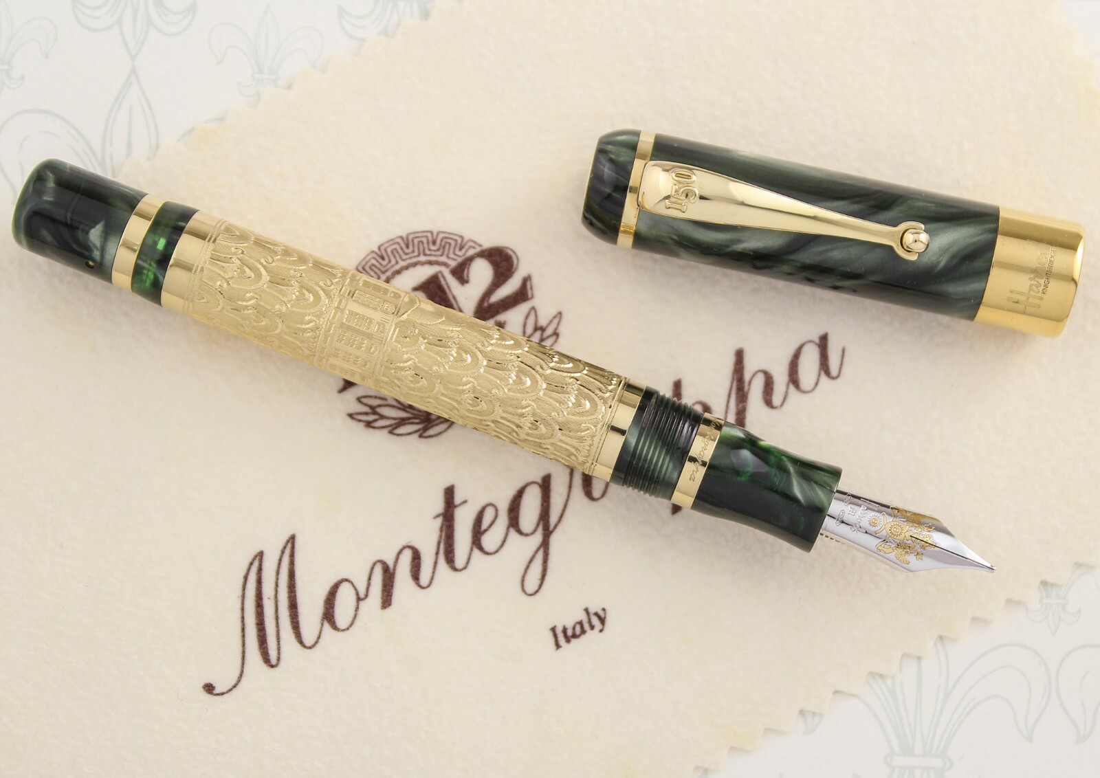 Montegrappa Harrods Knightsbridge Solid 18K Gold LE Fountain Pen - Artist Proof