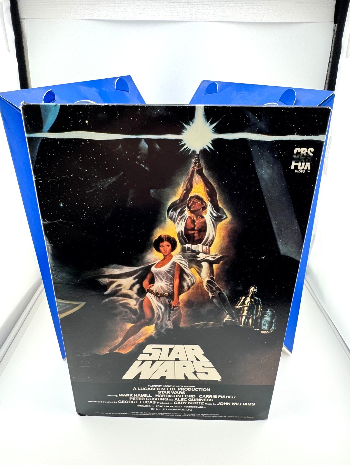 Vintage Star Wars CBS FOX 1988 VHS Store Display Mobile w/Original Instructions