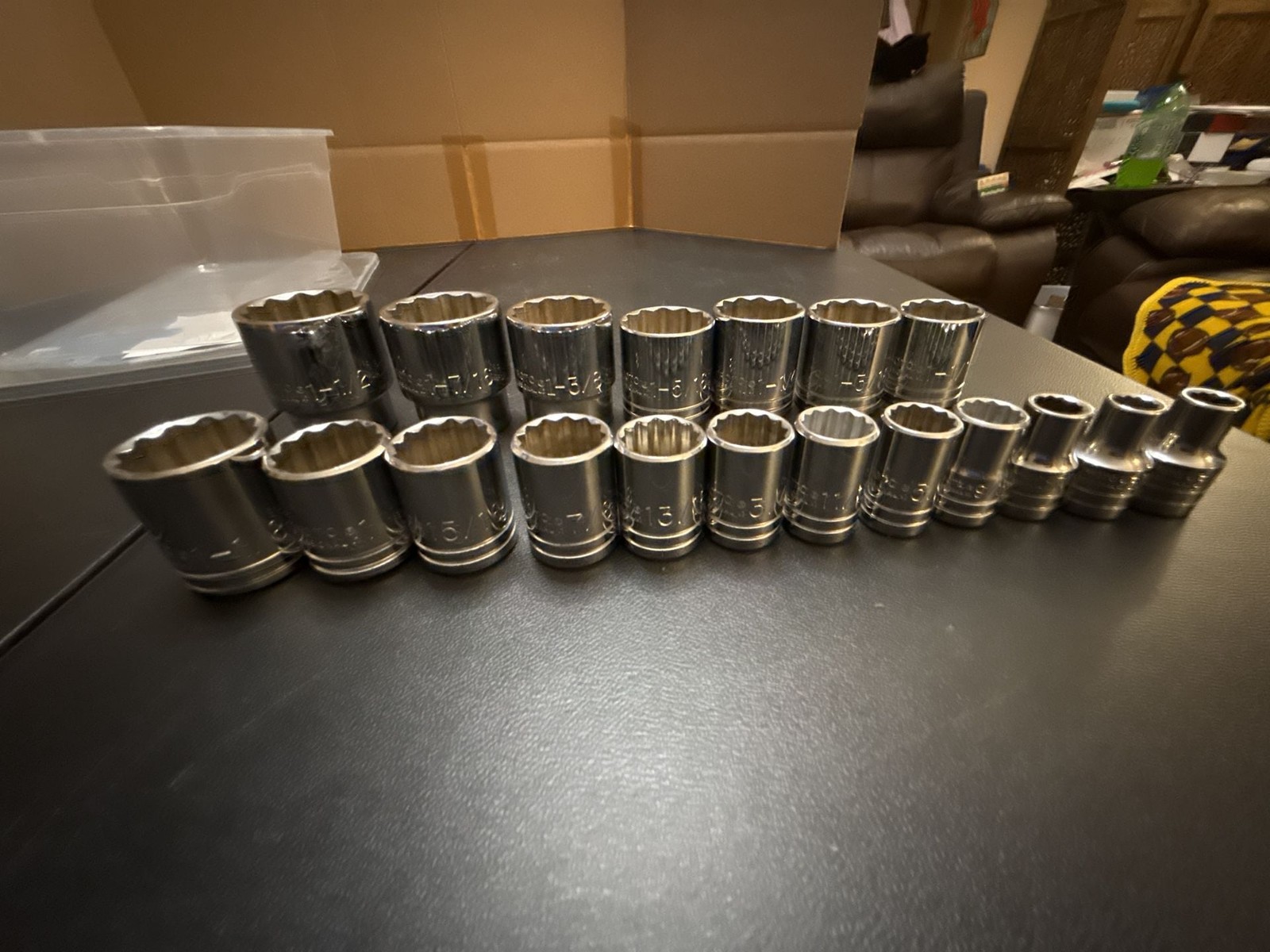 Proto Professional Tools USA 12-Point Socket Set (Various Sizes)