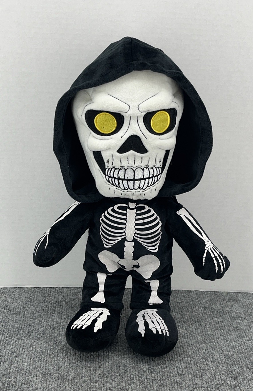 Spirit Halloween Skully Skeleton Mascot Plush 16” Lil Skelly Bones