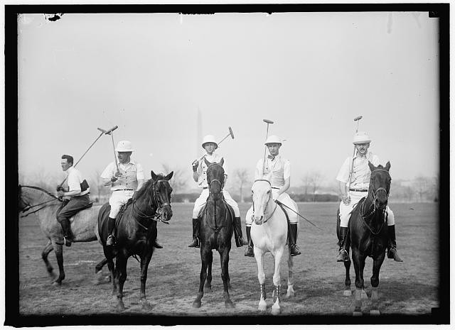 Photo:Polo Players 1915 Mounted Polo Team Horseback Sport