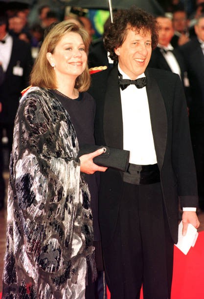 Actor Geoffrey Rush with his actress wife Jane Menelaus at the 50t- Old Photo