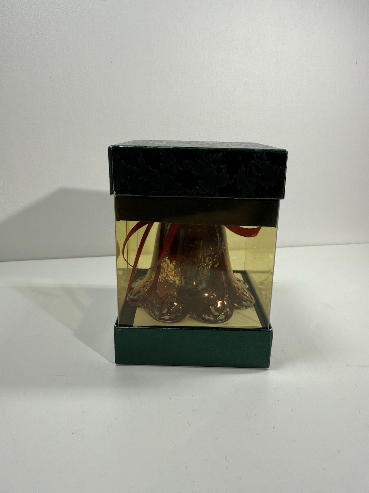 Towle 1995 Silverplated Bell Christmas Ornament In box w/ card