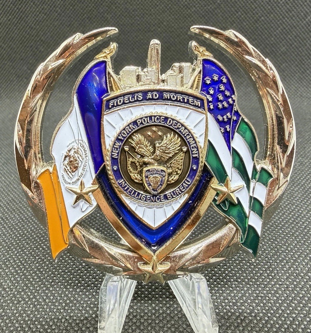NYPD Intelligence Bureau City Hall Mayor Detail Challenge Coin Very RARE